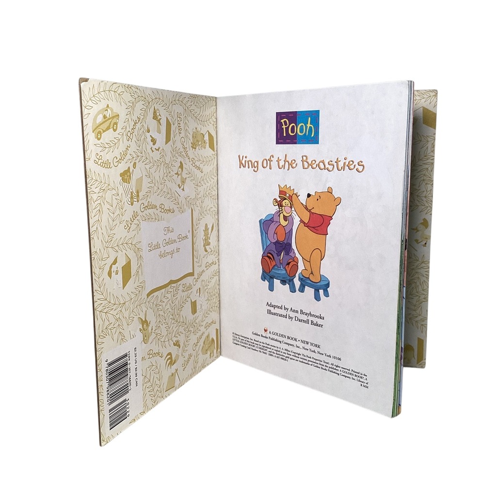 Winnie the Pooh Little Golden Books King of the Beasties Sweetest Christmas Lot - Picture 4 of 13